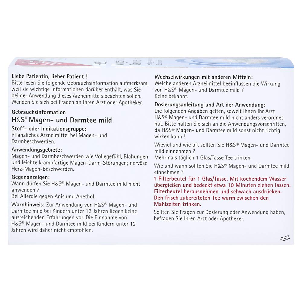h-s-magen-und-darmtee-mild-tee-20-filterbeutel-magenschonend image 2