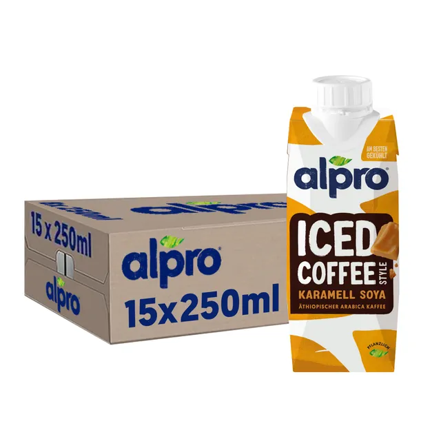 alpro-iced-coffee-karamell-soja-eiskaffee-15x250ml image 1