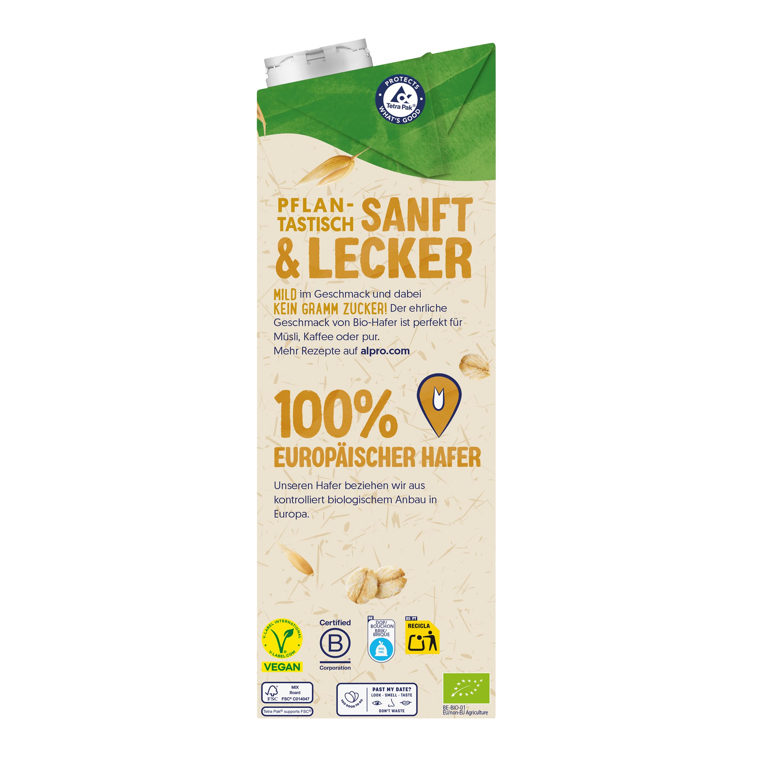 alpro-bio-haferdrink-ohne-zucker-vegan-8x1-l image 8