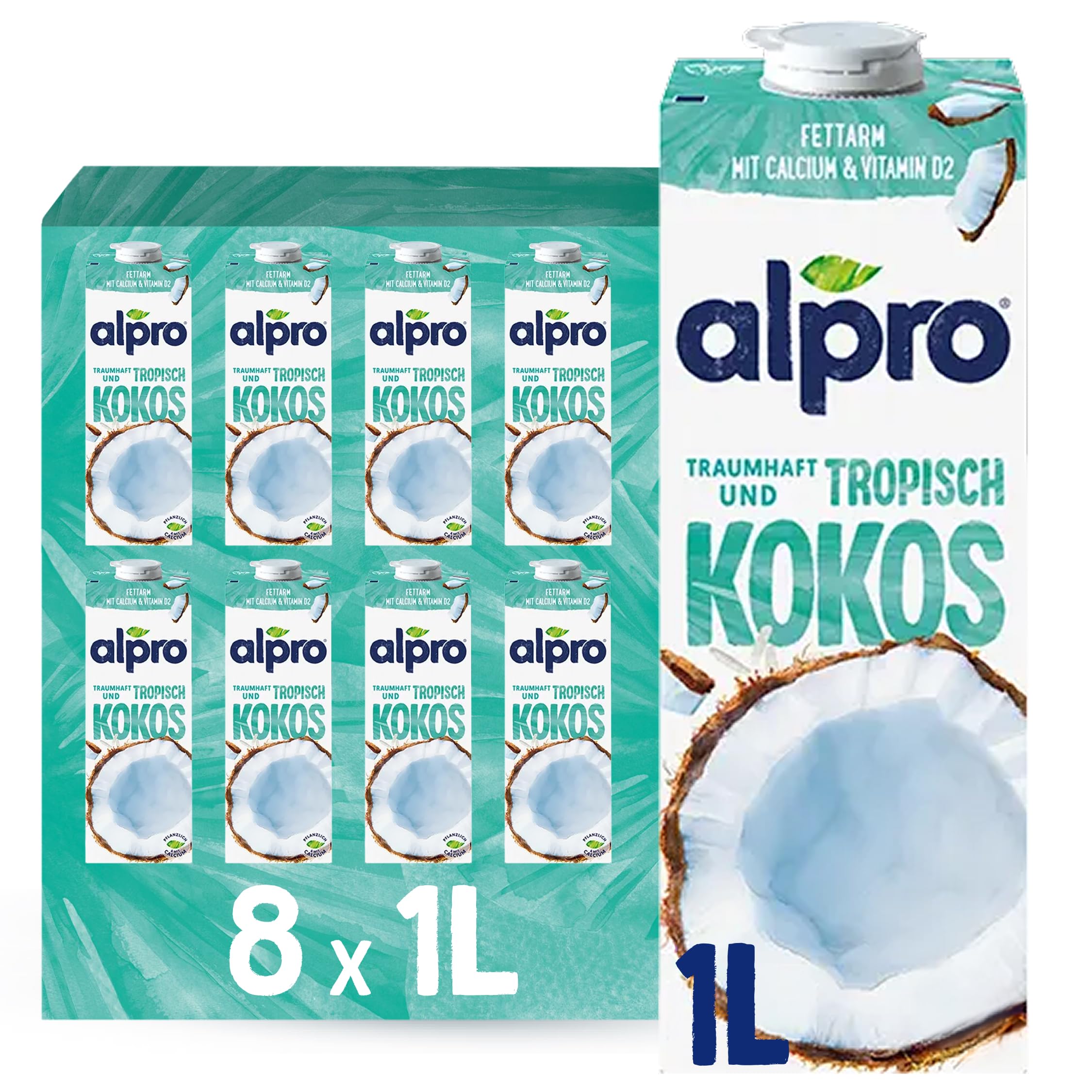 alpro-kokosnussdrink-mit-reis-pflanzendrink-8-x-1l-glutenfrei image 1