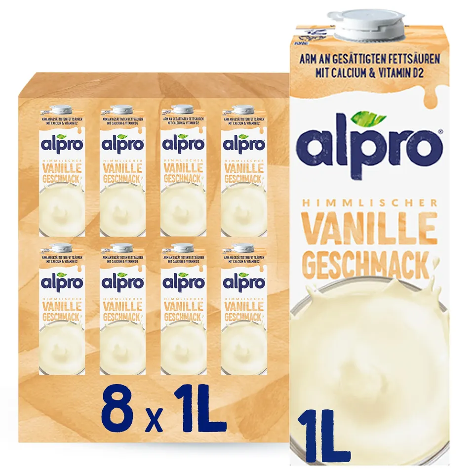 alpro-sojadrink-vanille-veganer-drink-8x1l image 1