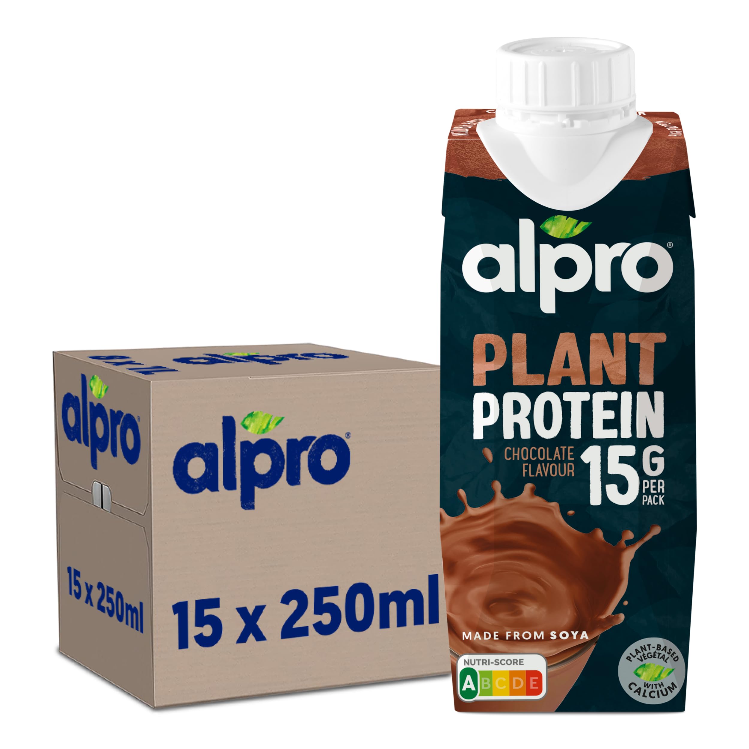 alpro-proteindrink-soja-schokolade-vegan-15-x-250-ml image 1
