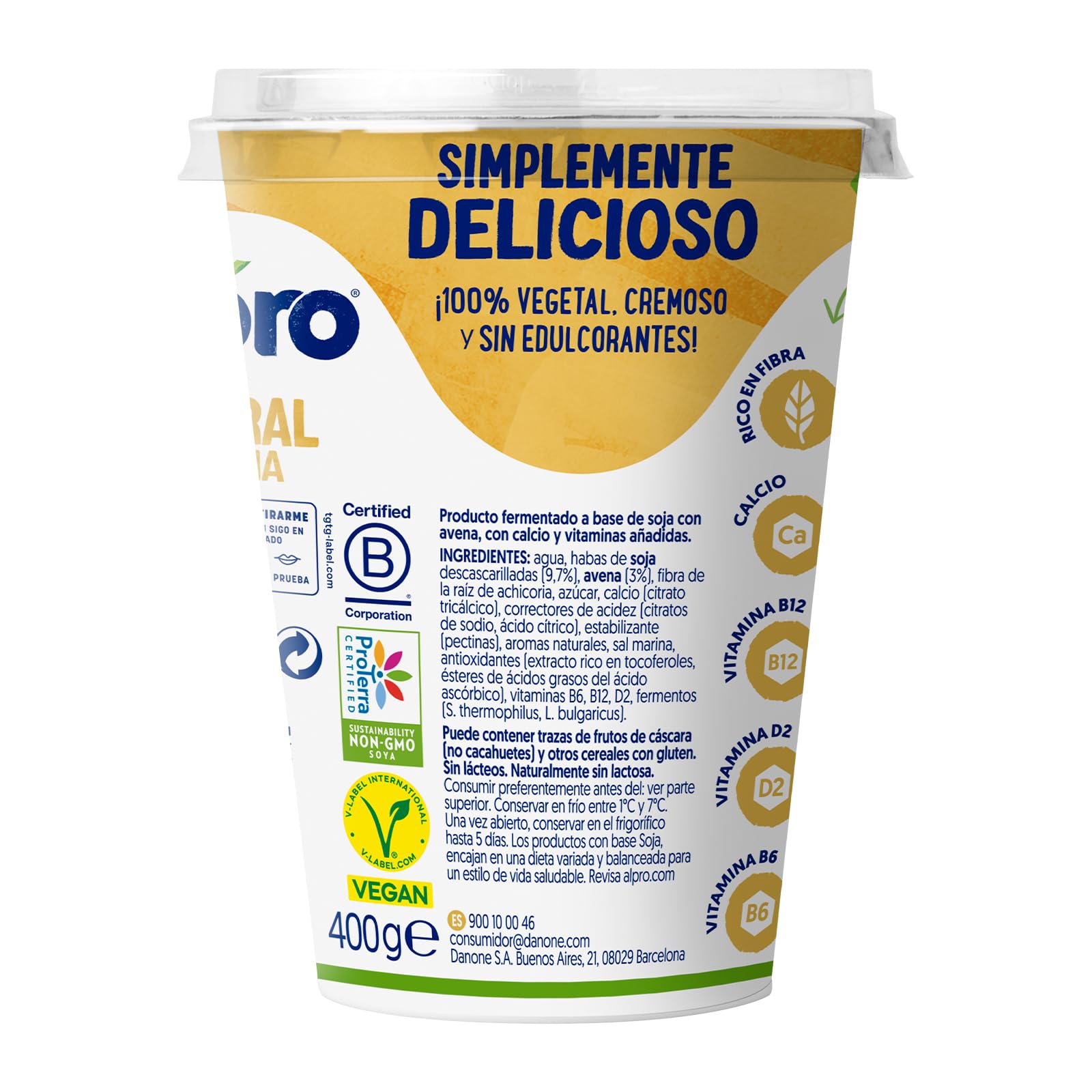 alpro-soja-joghurtalternative-natur-mit-hafer-400g-zuckerarm image 4