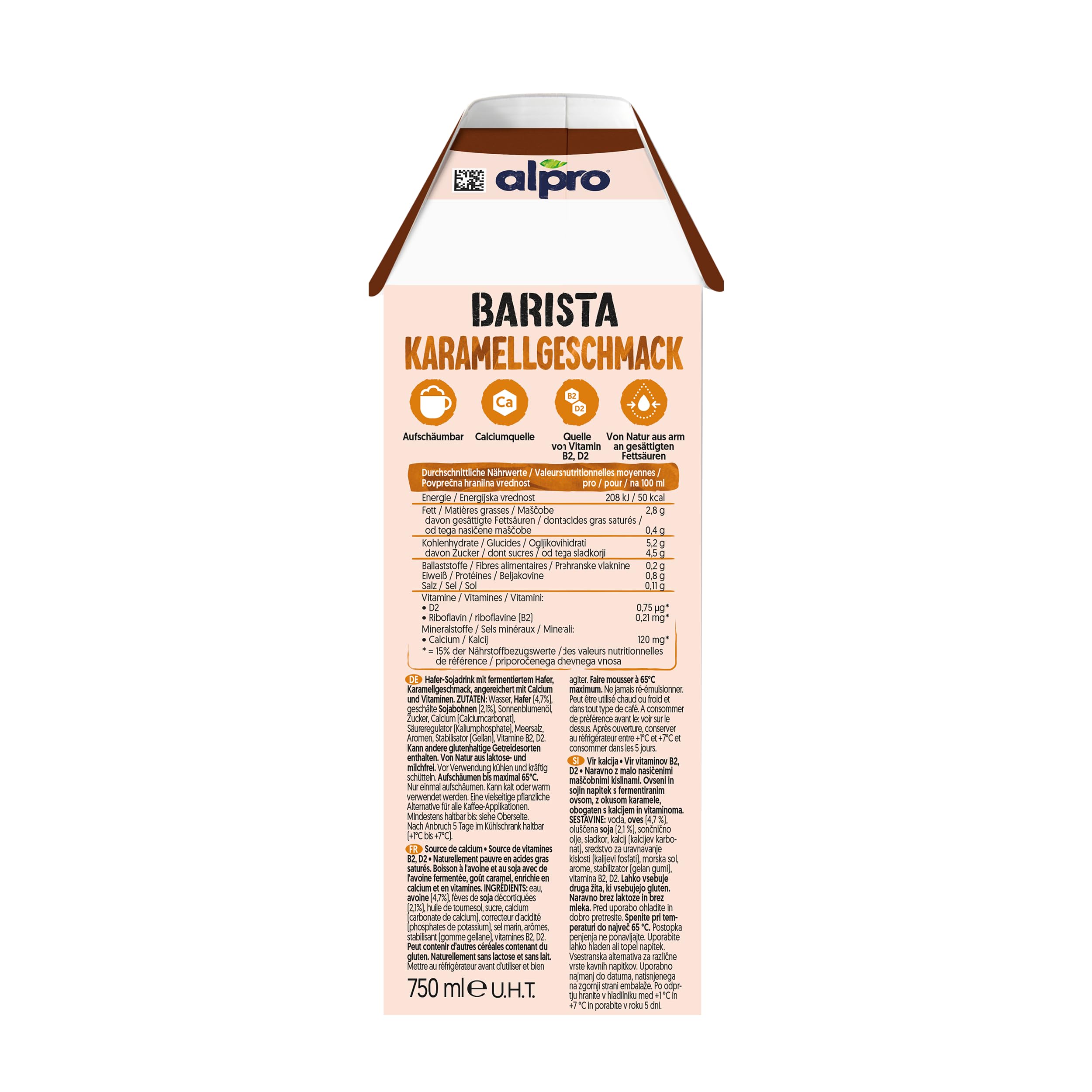 alpro-barista-karamell-hafer-soja-drink-8x750-ml-zum-sch-umen image 4