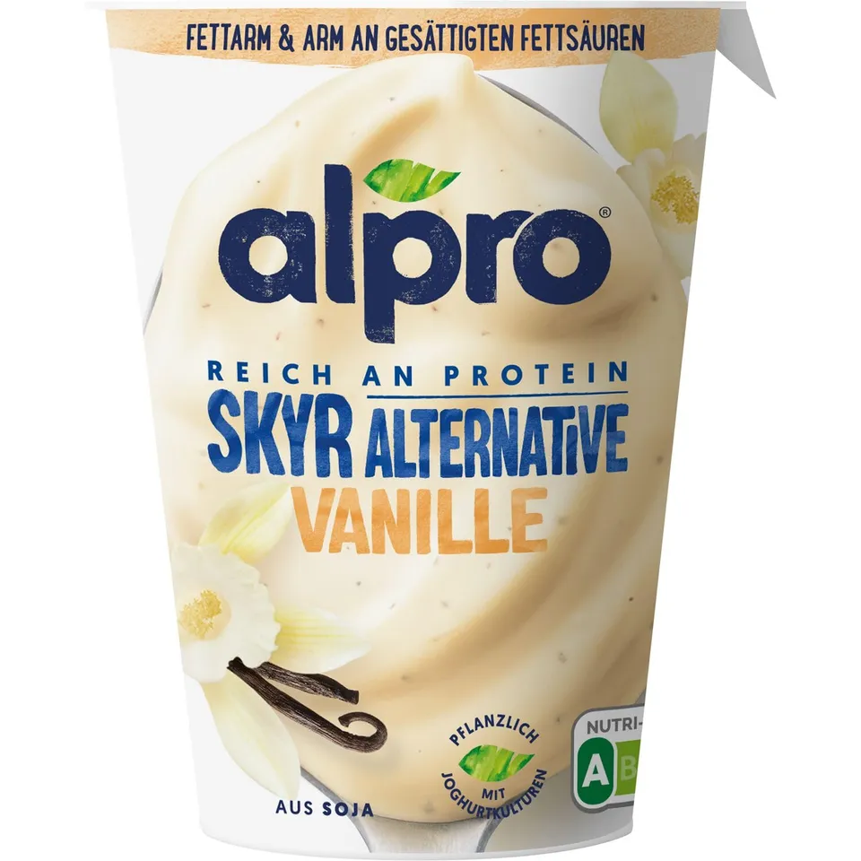 alpro-skyr-style-vanille-400g-sojajoghurt-proteinreich image 1