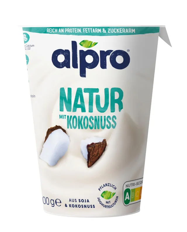 alpro-soja-joghurtalternative-natur-kokosnuss-400g-vegan image 1