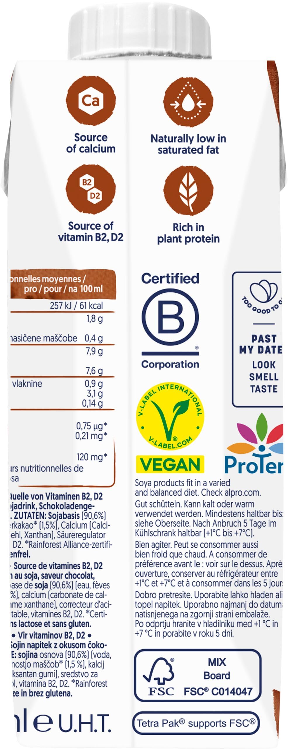 alpro-sojadrink-schokolade-pflanzlicher-drink-15x250-ml-vegan image 2