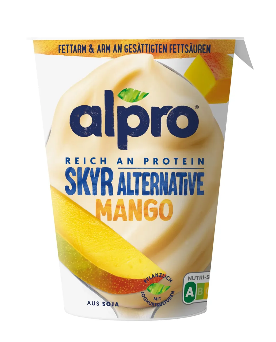 alpro-skyr-style-mango-sojajoghurt-400g-vegan-proteinreich image 1