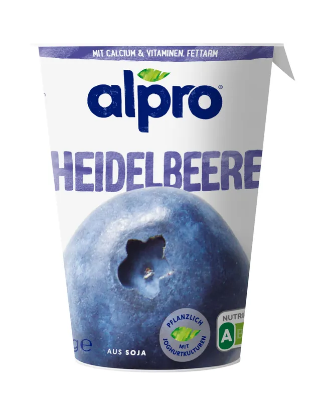 alpro-soja-joghurtalternative-heidelbeere-400g-vegan image 1