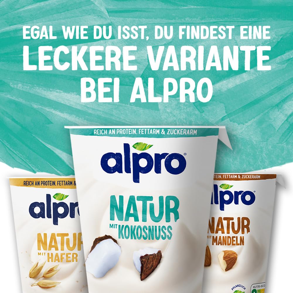 alpro-soja-joghurtalternative-natur-kokosnuss-400g-vegan image 7