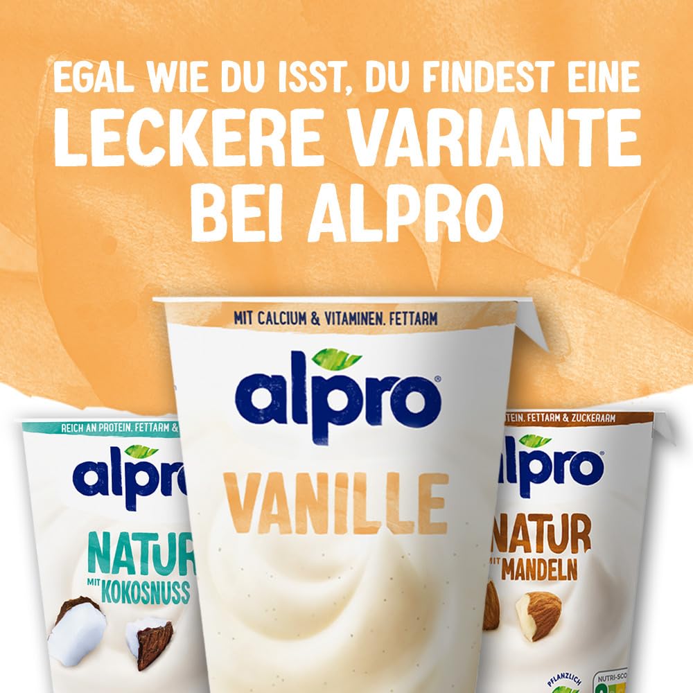 alpro-soja-joghurtalternative-vanille-400g-cremig-vegan image 7