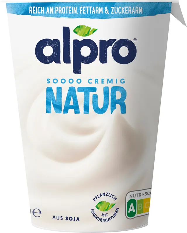 alpro-soya-natur-400g-joghurtalternative-cremig-vegan image 1