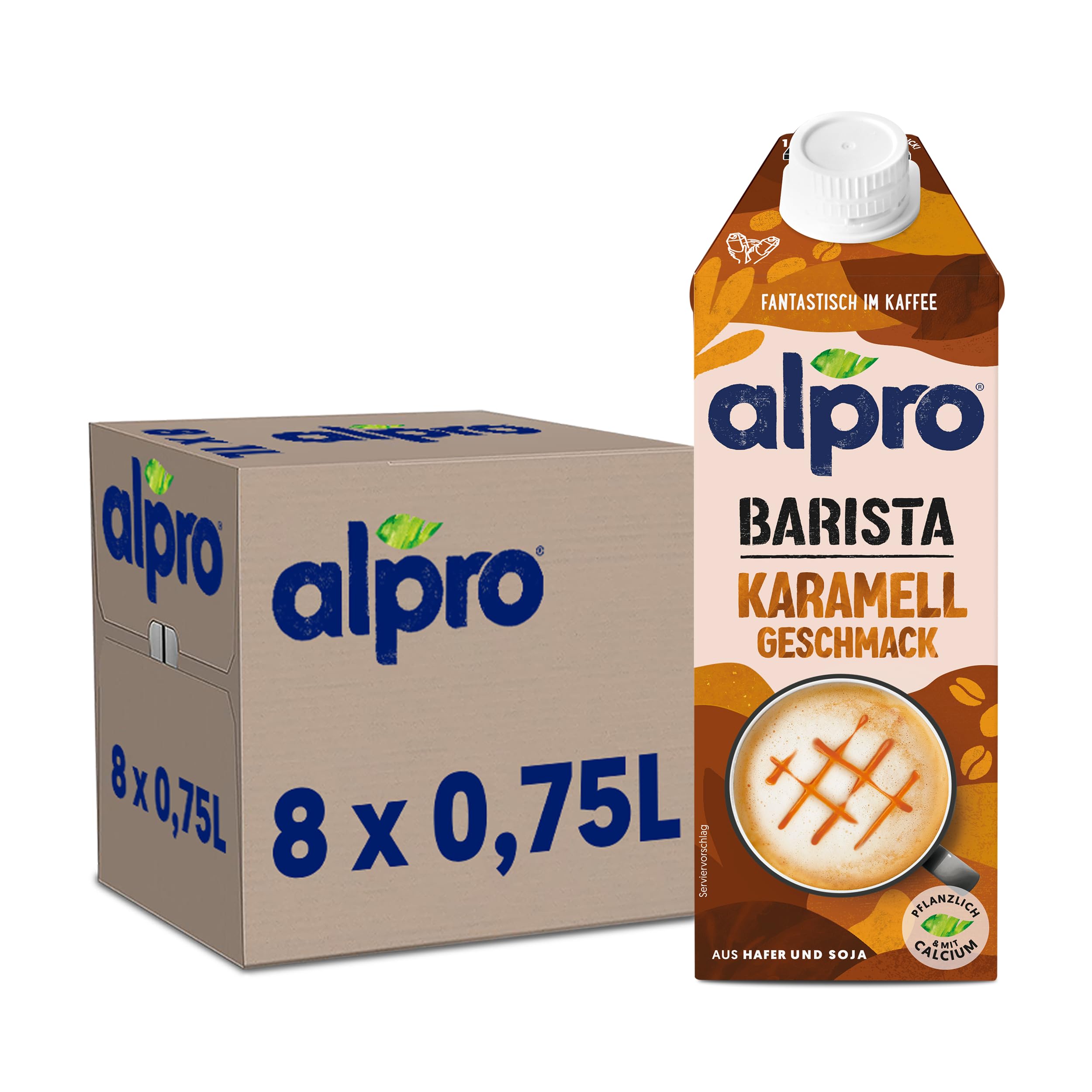 alpro-barista-karamell-hafer-soja-drink-8x750-ml-zum-sch-umen image 1
