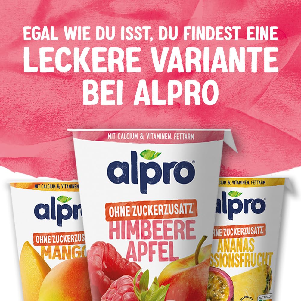 alpro-soja-joghurtalternative-himbeere-apfel-o-zucker-400g image 7