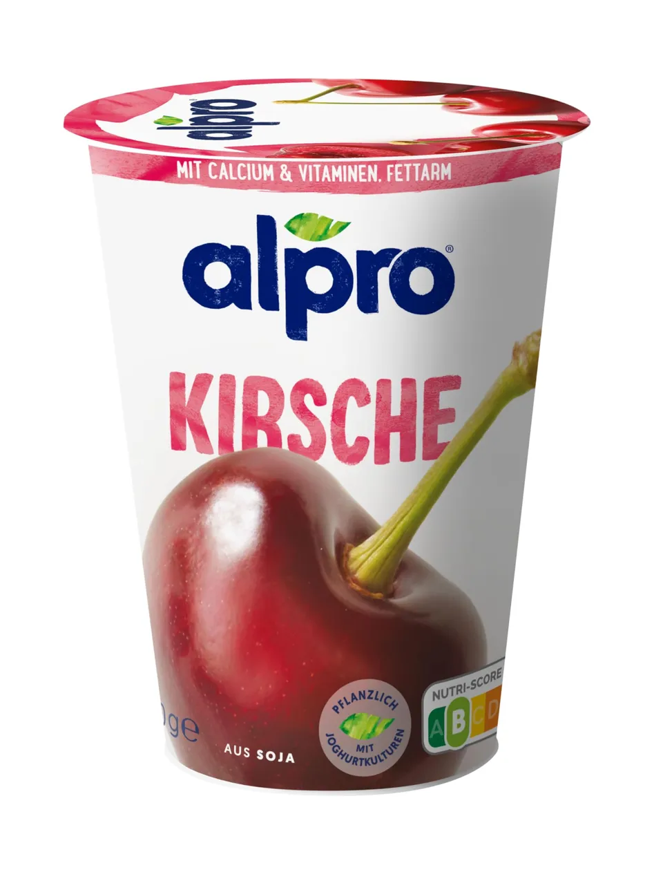 alpro-soja-joghurtalternative-kirsche-vegan-400g-becher image 1