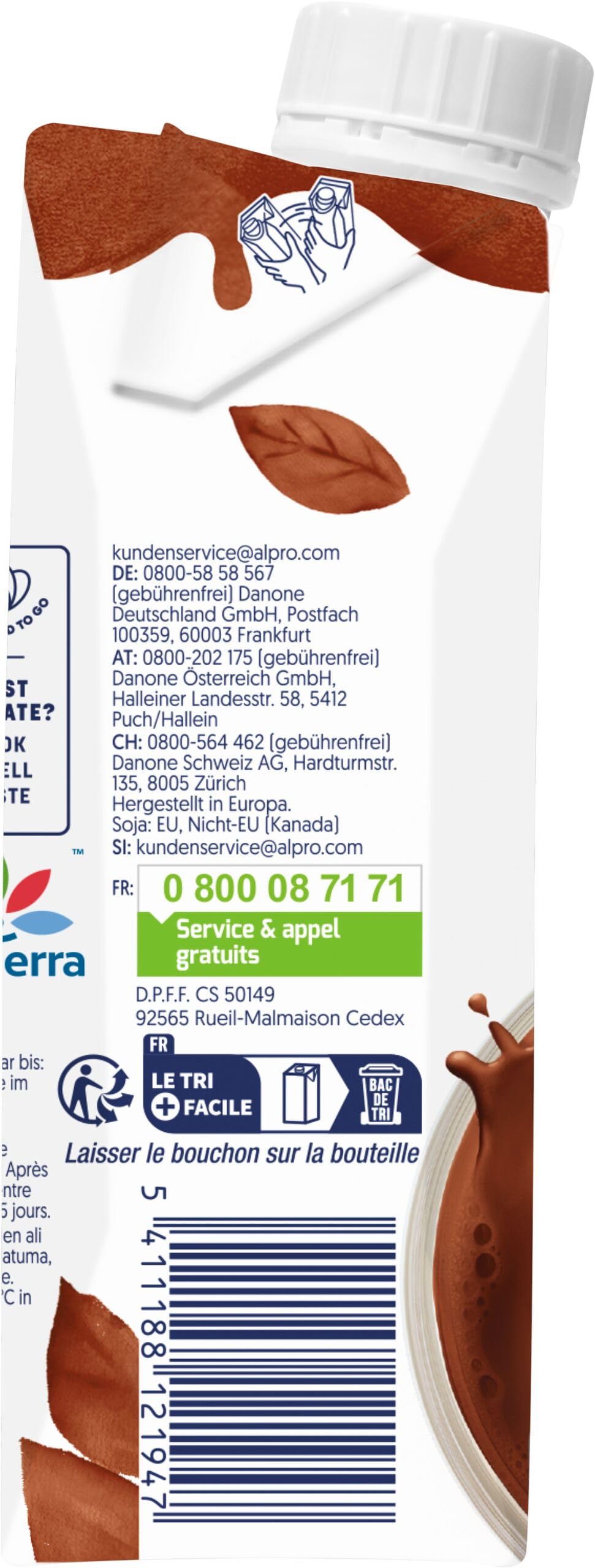 alpro-sojadrink-schokolade-pflanzlicher-drink-15x250-ml-vegan image 3