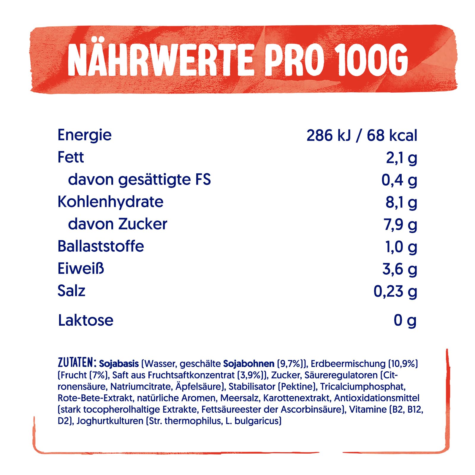 alpro-erdbeere-sojajoghurt-400g-vegan-mit-st-ckchen image 2